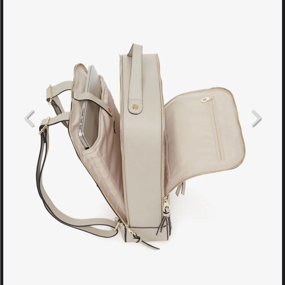 Calpak Kaya 15 inch Laptop Backpack in Stone - Picture 4 of 7